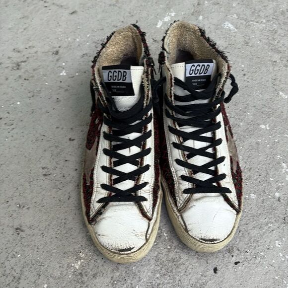 Distressed Golden Goose Francy high tops - Picture 4 of 11